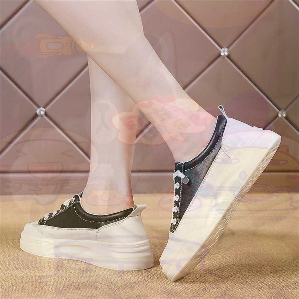 Women Shoes Types Name - Lace-up chunky mocassins mulher skate sapatos