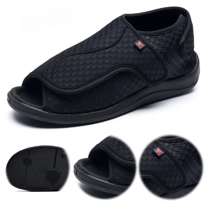 Women'S Shoes Extra Wide - Chinelos para diabéticos masculinos e femininos,