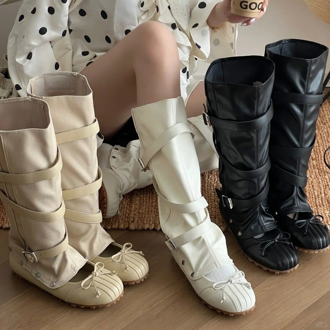 Pointed Toe Flat - Novas Botas de Balé Destacáveis de