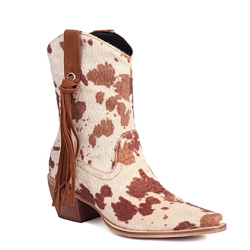 Western Cowgirl Boot - Novo vintage dedo do pé pontiagudo
