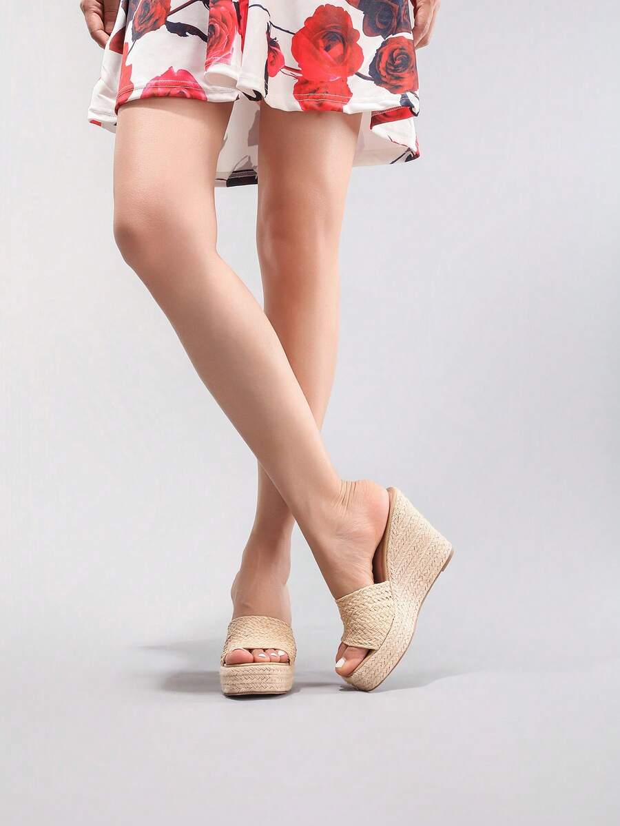 Sandálias Femininas de Platafo - Cork Wedge Sandal avaliação e preço
