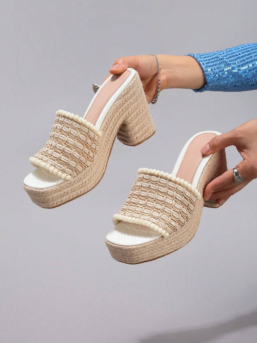 Sandálias Femininas de Platafo - Cork Wedge Sandal avaliação e preço
