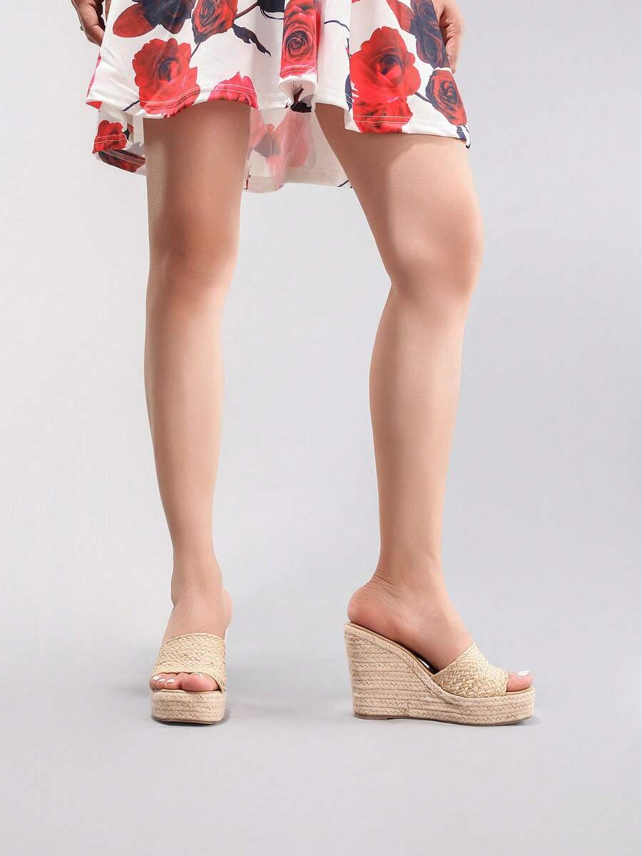 Sandálias Femininas de Platafo - Cork Wedge Sandal avaliação e preço