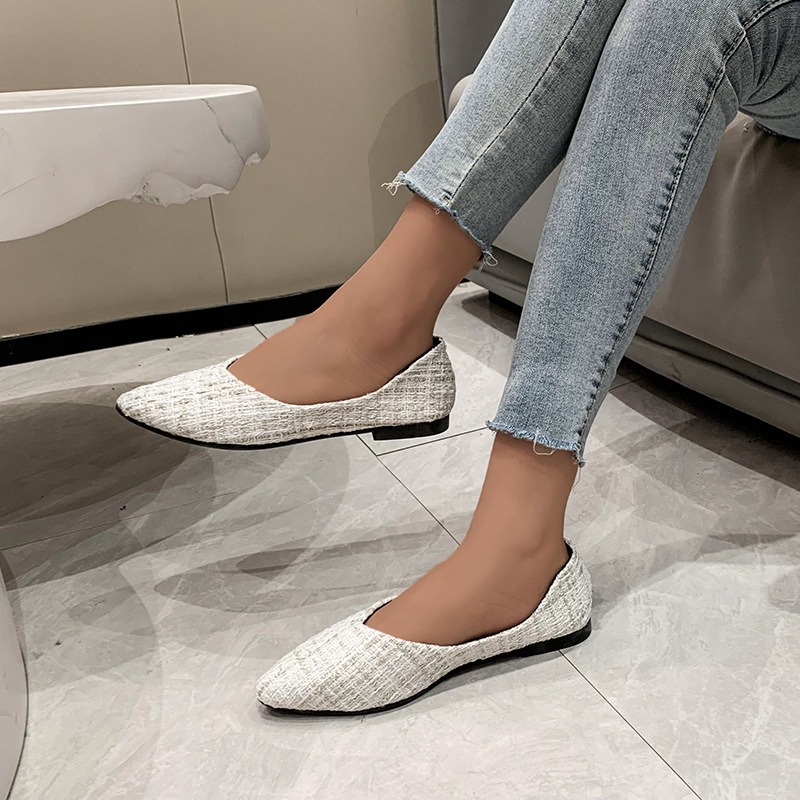 Tamanho grande único sapato fe - Pointed Toe Flat avaliação e preço