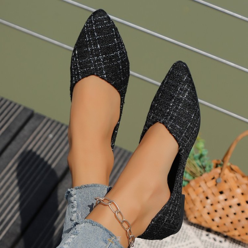 Tamanho grande único sapato fe - Pointed Toe Flat avaliação e preço