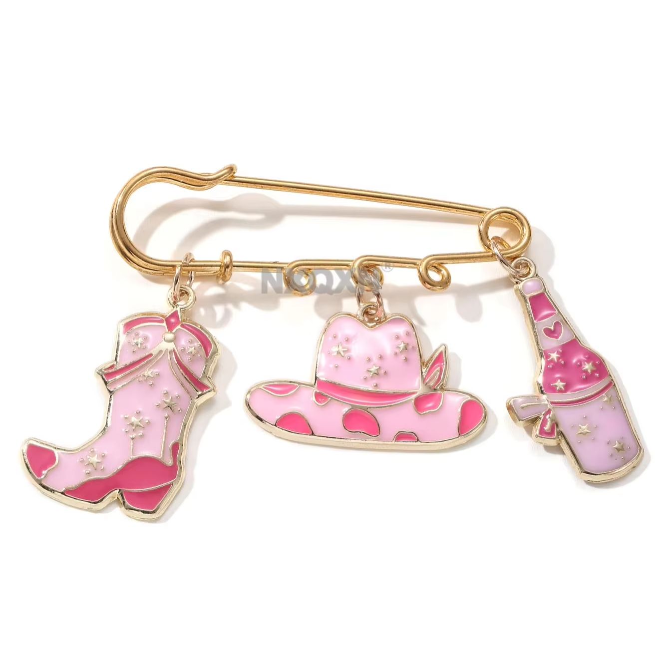 Broche de Esmalte Estilo Cowgi - Western Cowgirl Boot avaliação e preço