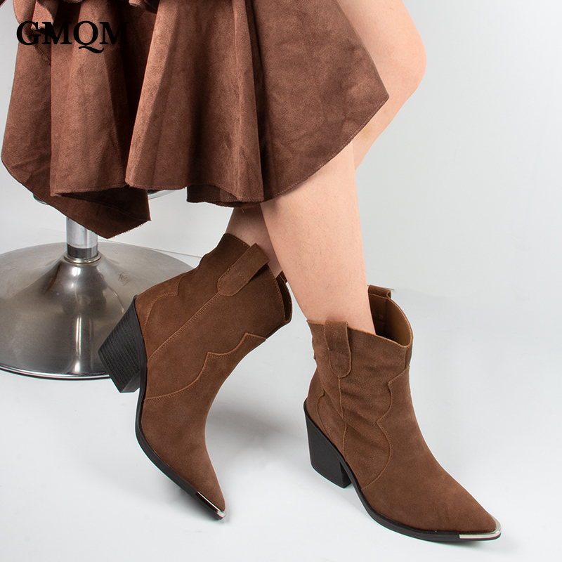 GMQM 2025 Botas femininas conf - Western Cowgirl Boot avaliação e preço