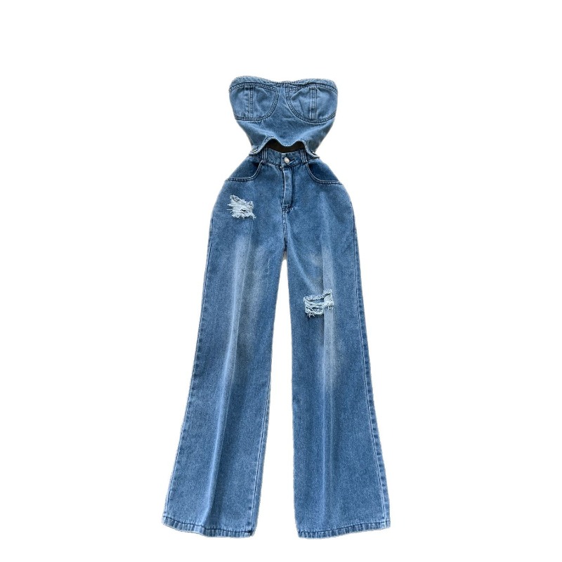 Macacões Jeans Femininos Sem A - Women'S Shoes Extra Wide avaliação e preço