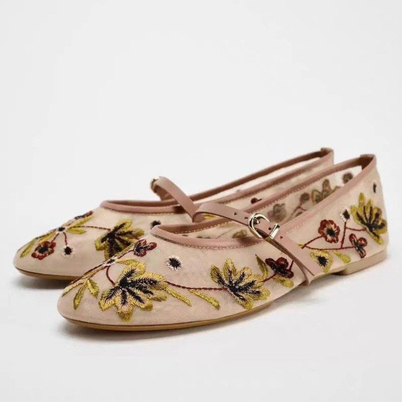 Novos Sapatos Femininos de Out - Pointed Toe Flat avaliação e preço