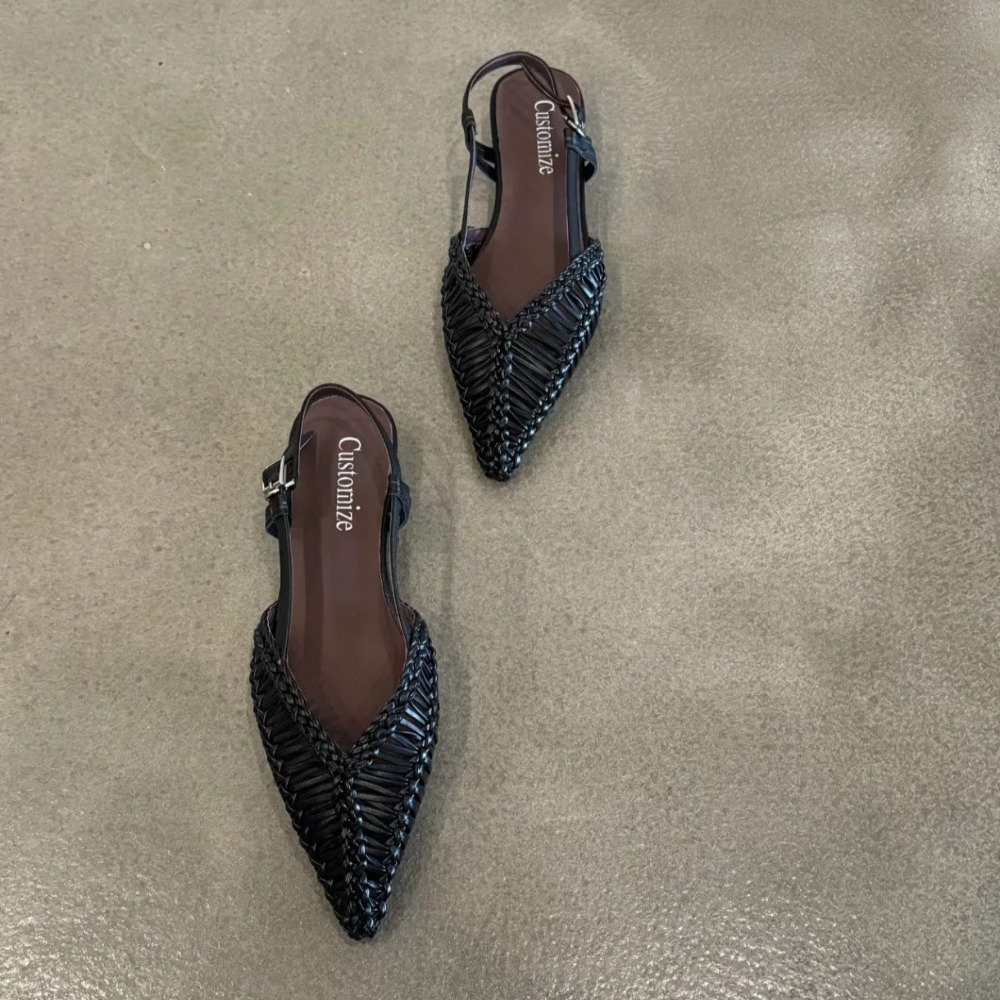 Sandálias Femininas Estilo Rom - Pointed Toe Flat avaliação e preço