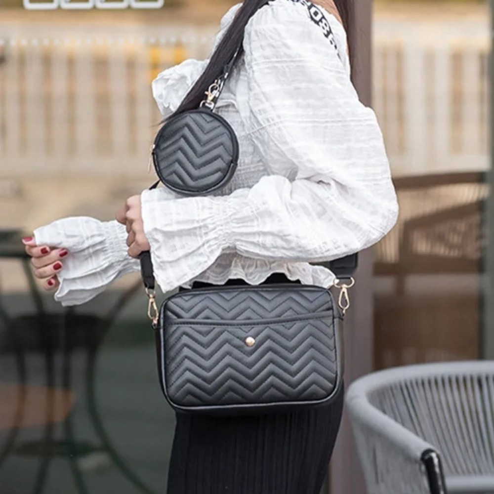 Bolsa crossbody de couro pu fe - Women'S Shoes Louis Vuitton avaliação e preço