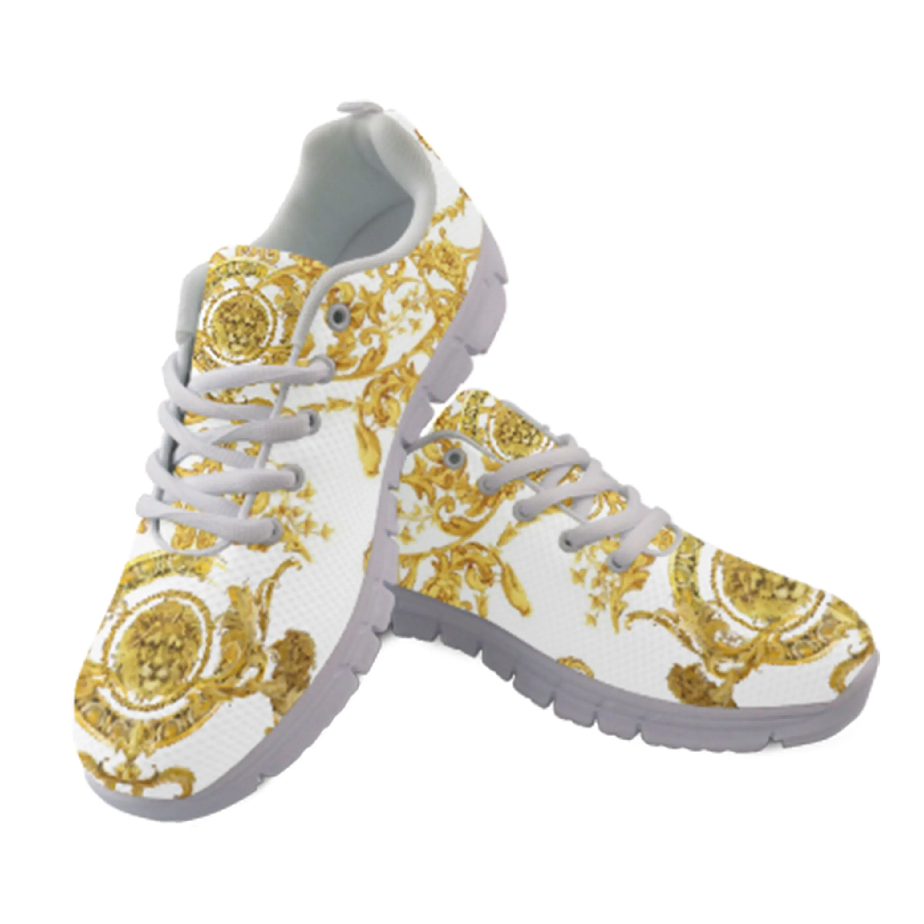 Cabeça de leão dourado rendas  - Kids Shoes Women avaliação e preço
