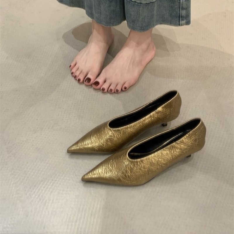 2025 outono novo commuter vent - Pointed Toe Flat avaliação e preço