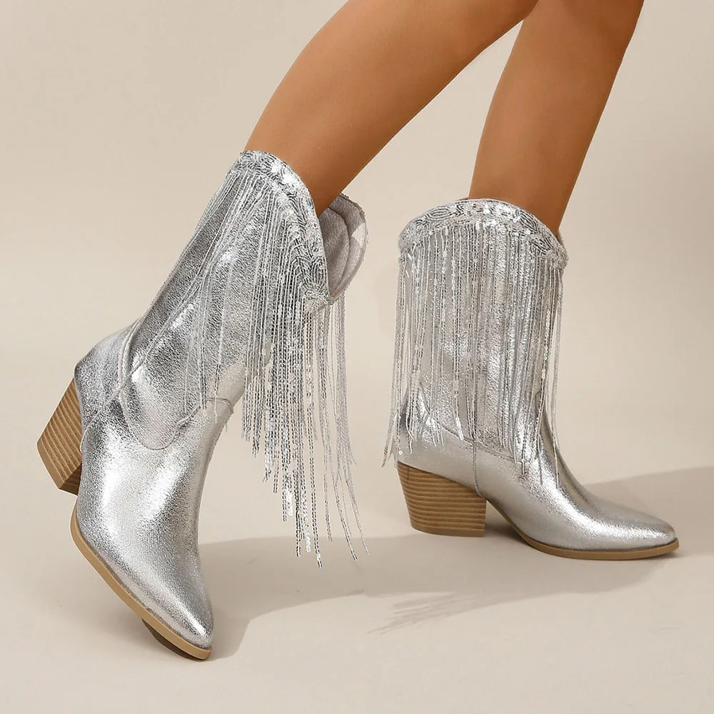 Botas de cowgirl com franjas f - Western Cowgirl Boot avaliação e preço