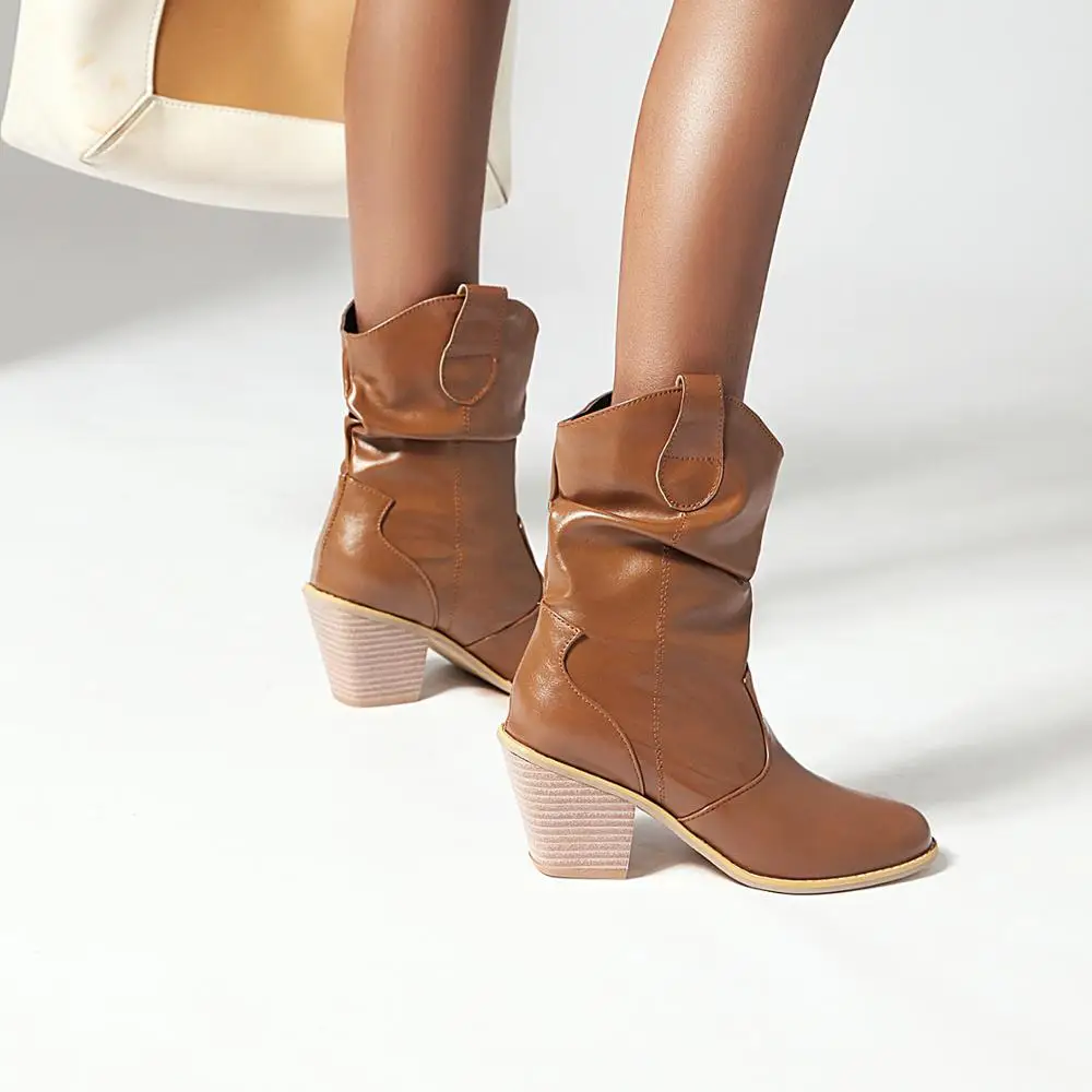 Moda ocidental botas de cowboy - Western Cowgirl Boot avaliação e preço