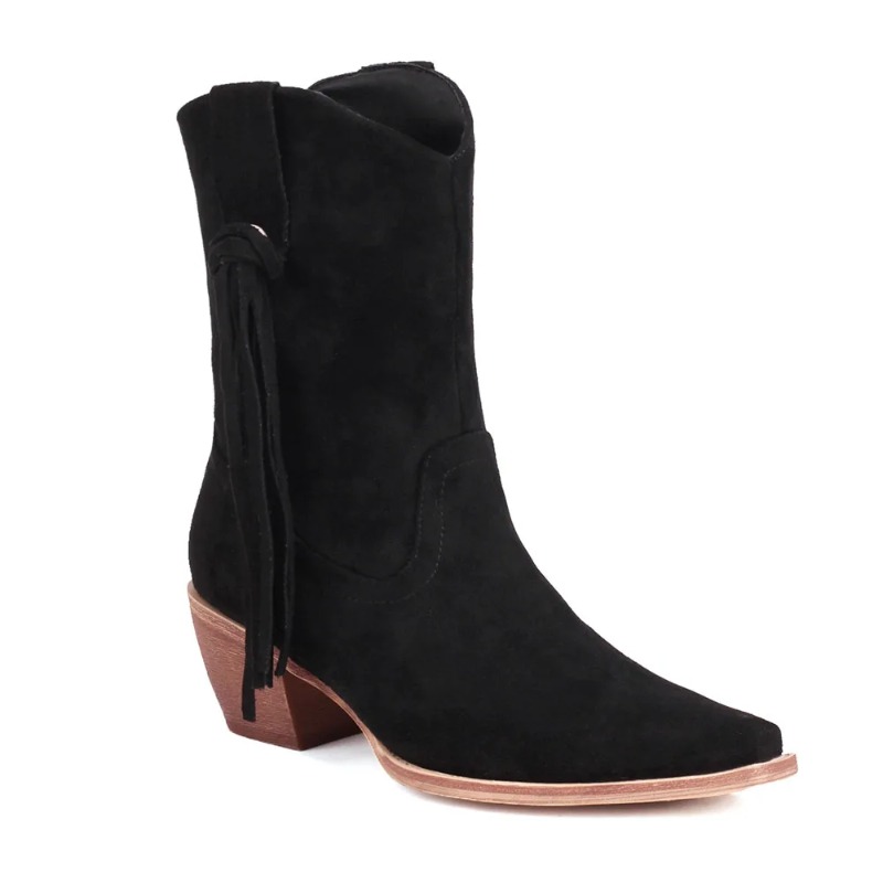 Novo vintage dedo do pé pontia - Western Cowgirl Boot avaliação e preço